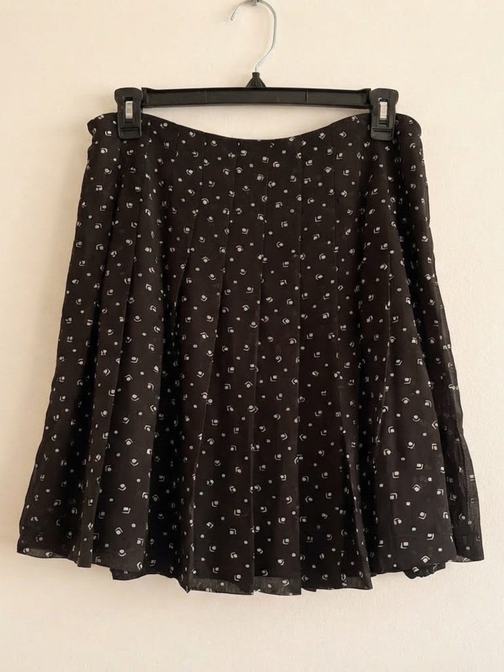 Ralph Lauren Black Printed Circle Skirt